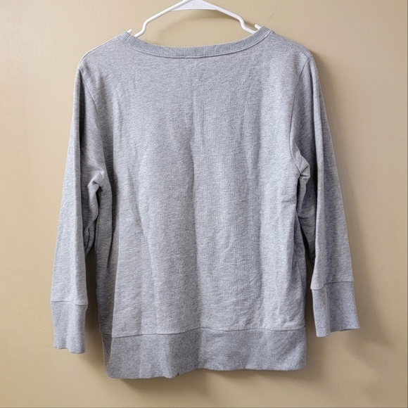 J. Crew Embroidered Sweatshirt Size Medium - Picture 4 of 4